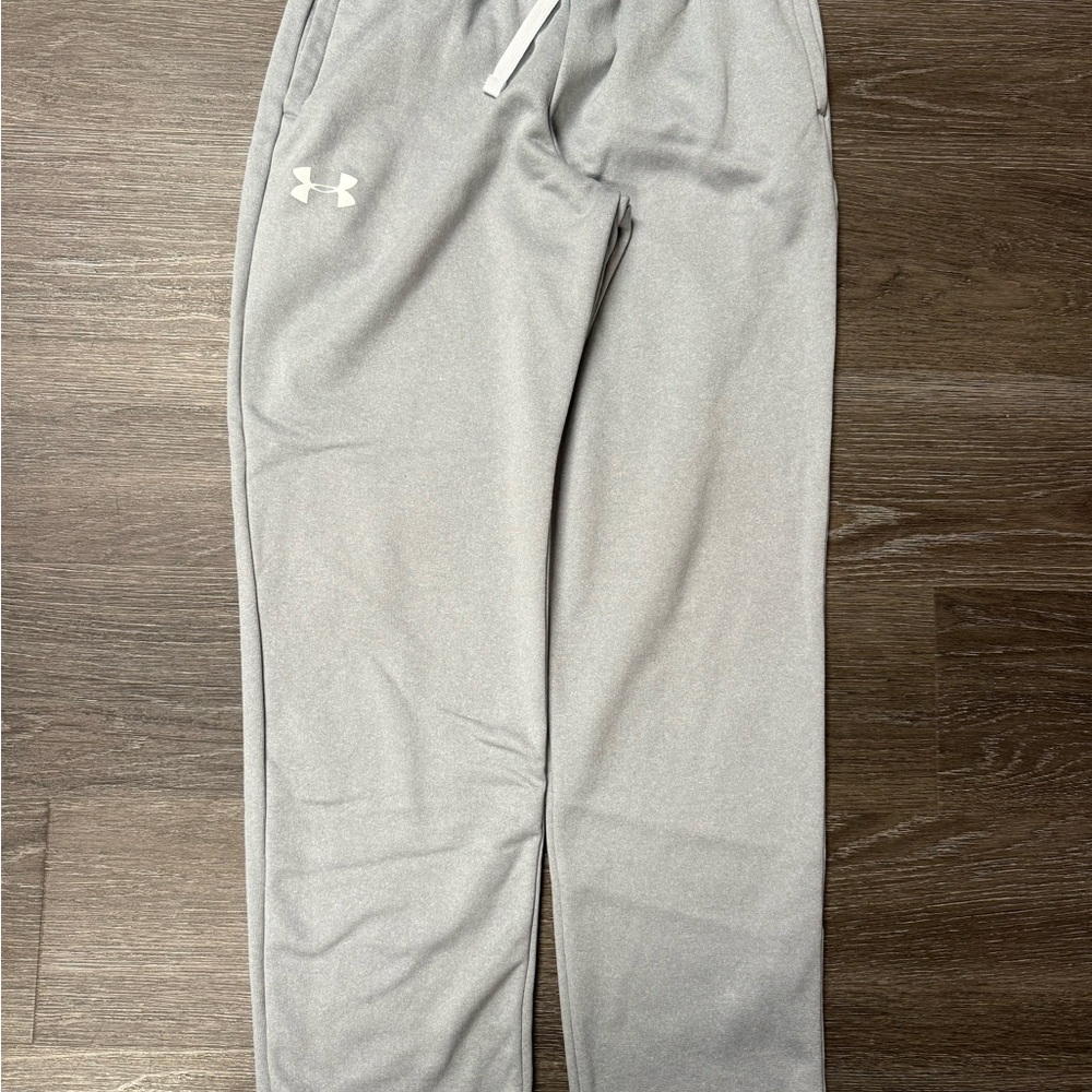 Under Armour Light Gray Boys sweatpants